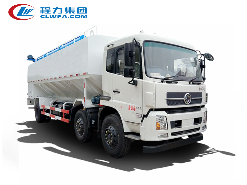 天锦小三轴15吨饲料运输车