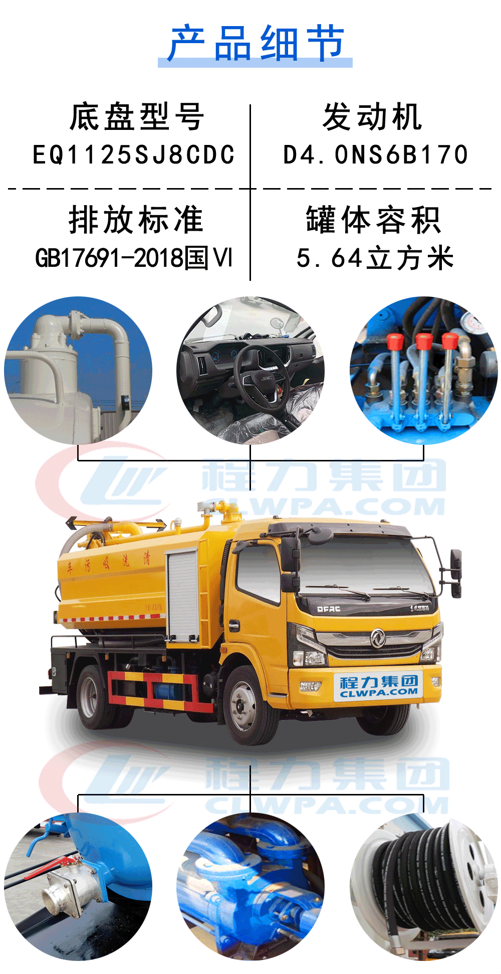 国六东风凯普特清洗吸污车_18