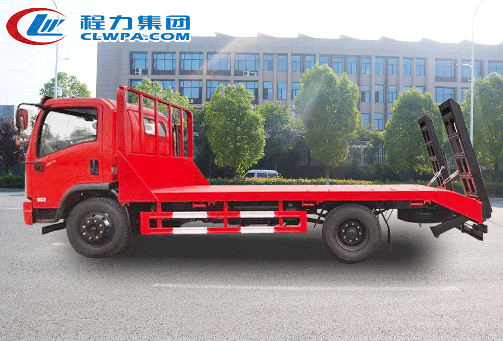 国六东风福瑞卡平板运输车_09