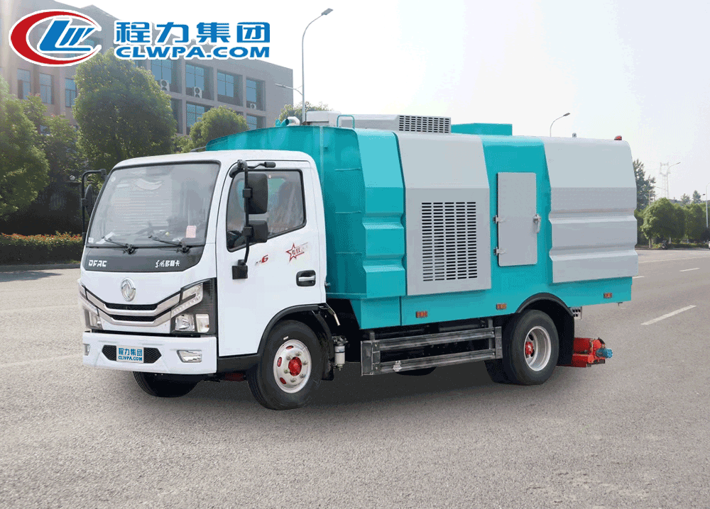 国六东风多利卡6方后置吸尘车_08