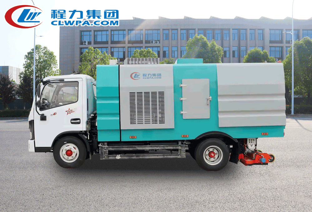 国六东风多利卡6方后置吸尘车_09