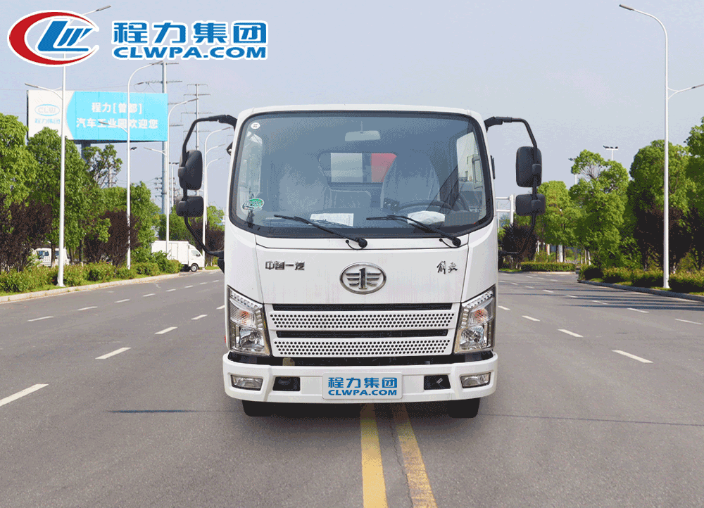 国六解放蓝牌餐厨垃圾车_07